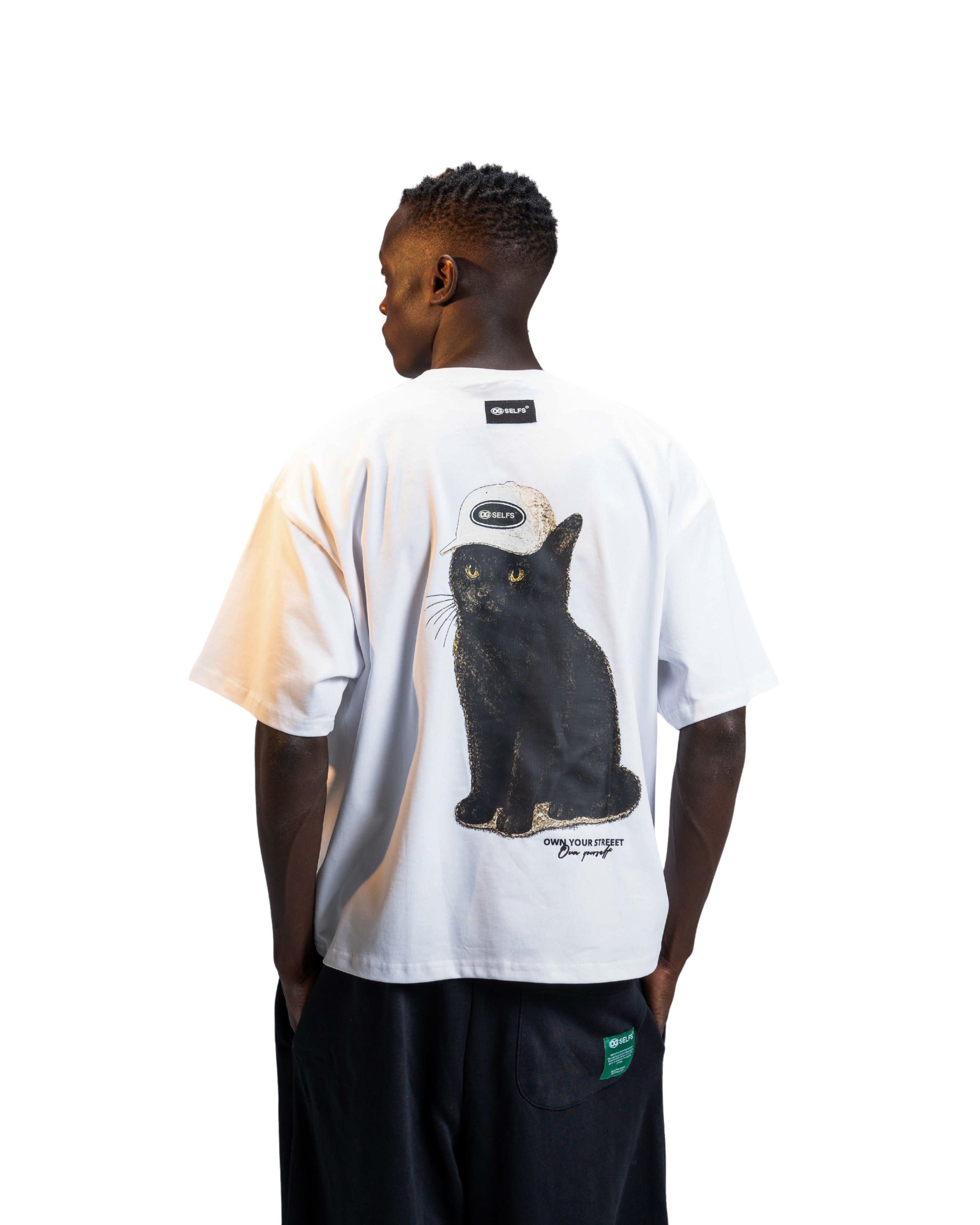 OG cat oversized T-shirt