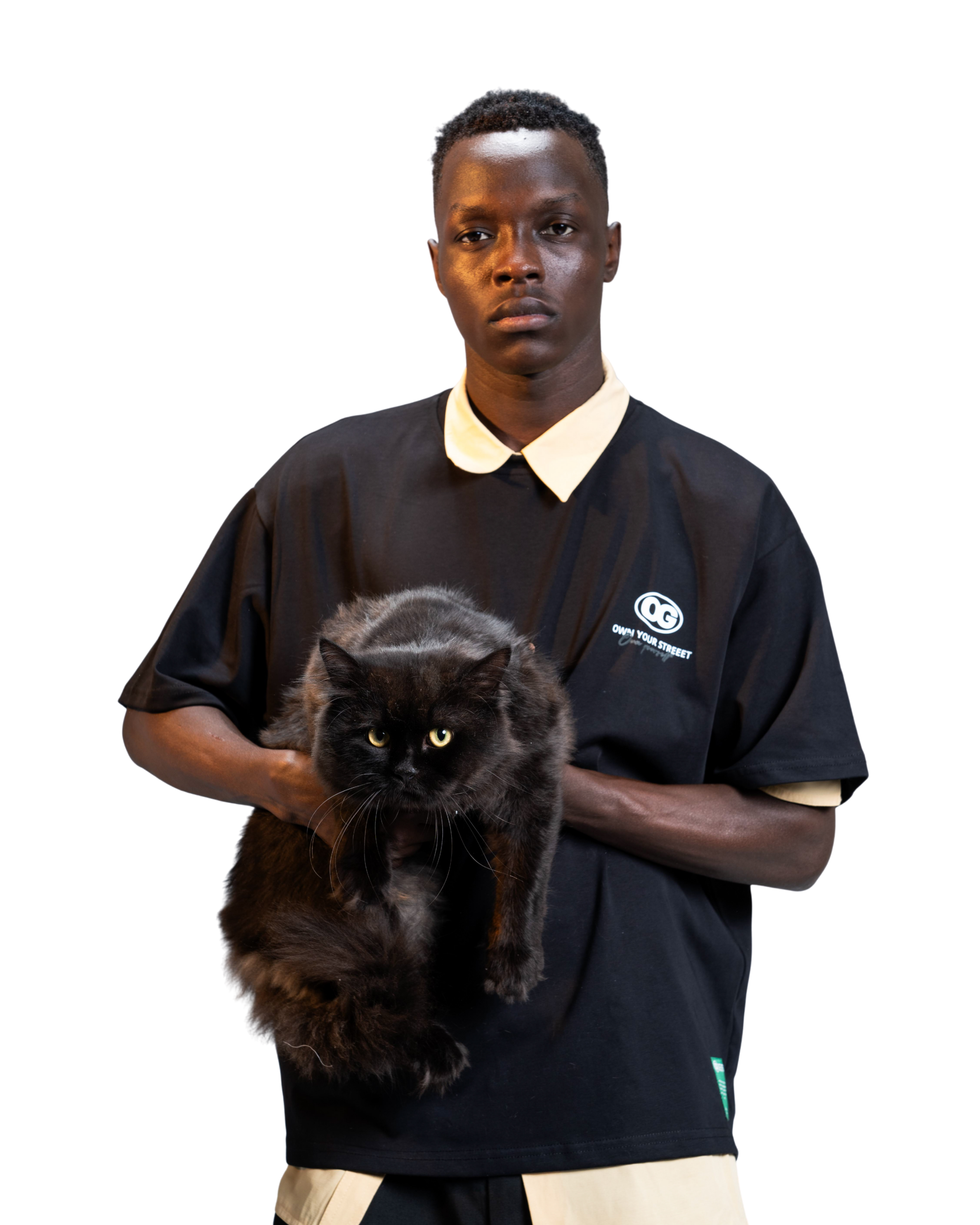 OG cat oversized Tee