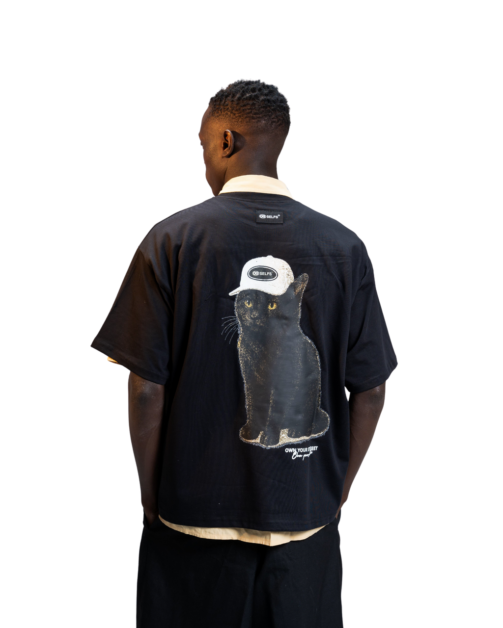 OG cat oversized Tee