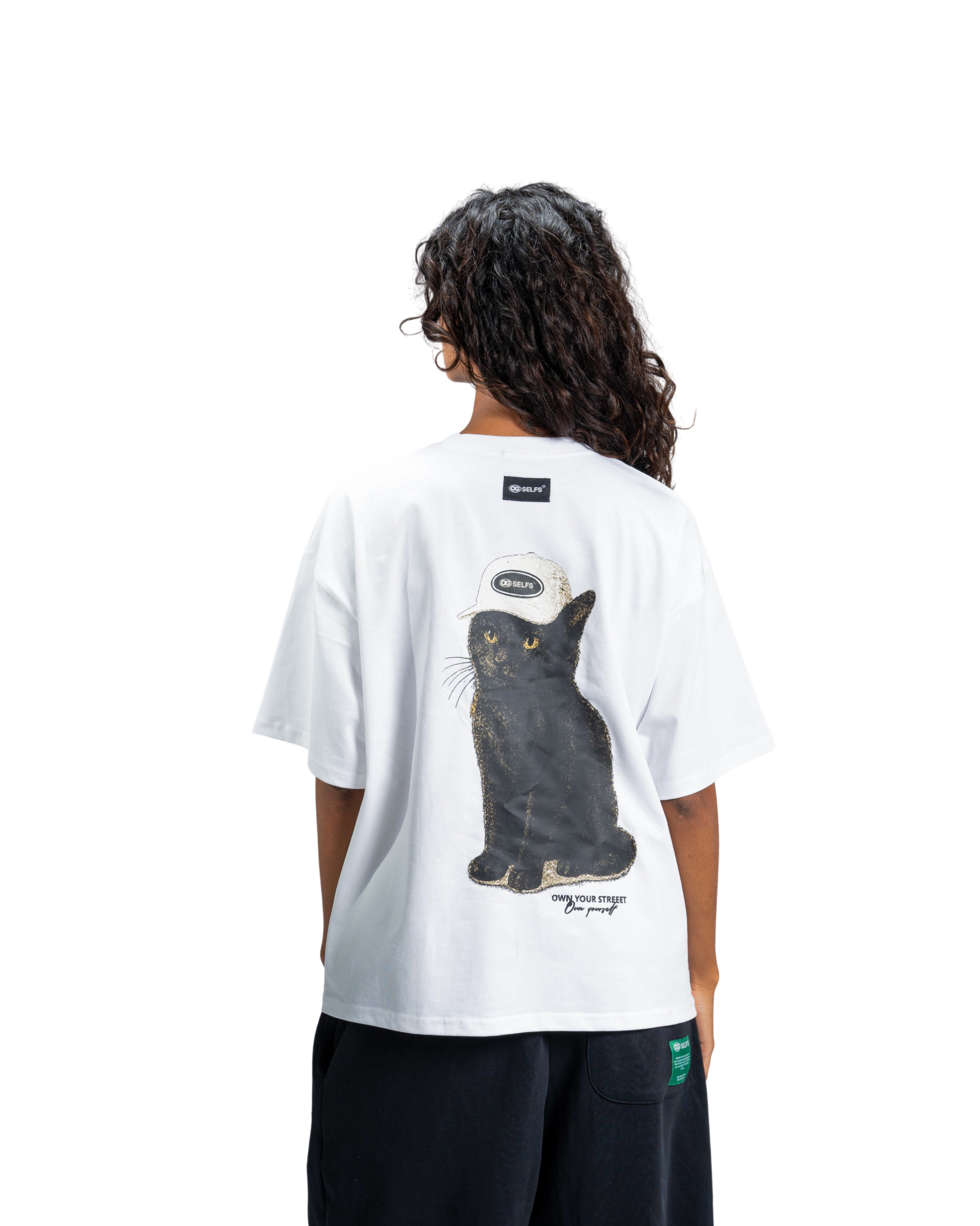 OG cat oversized T-shirt