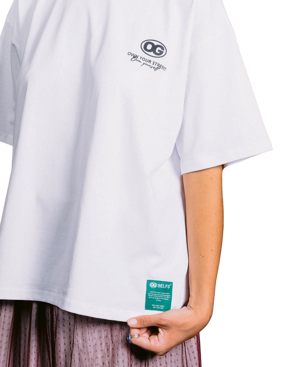 OG cat oversized T-shirt
