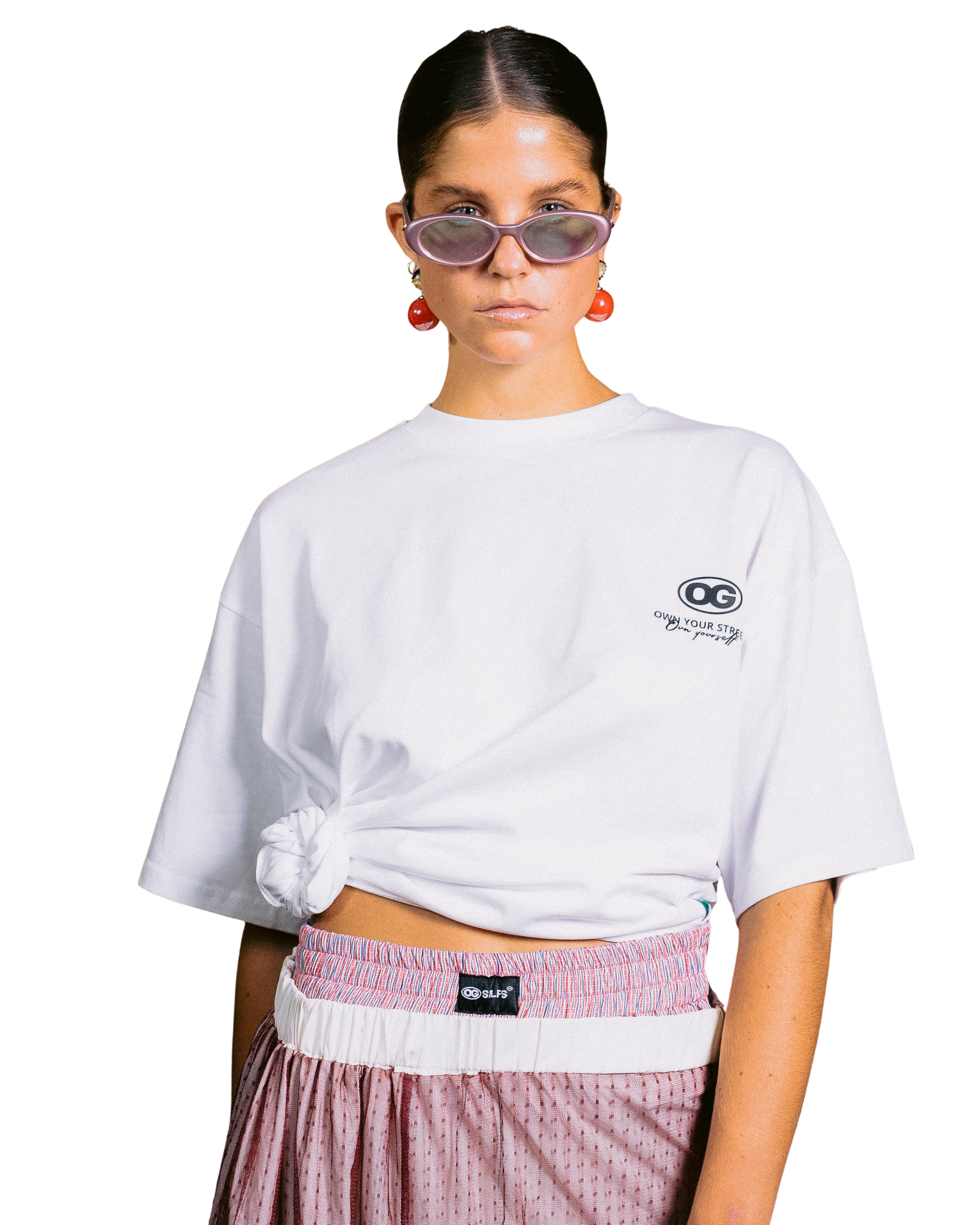 OG cat oversized T-shirt