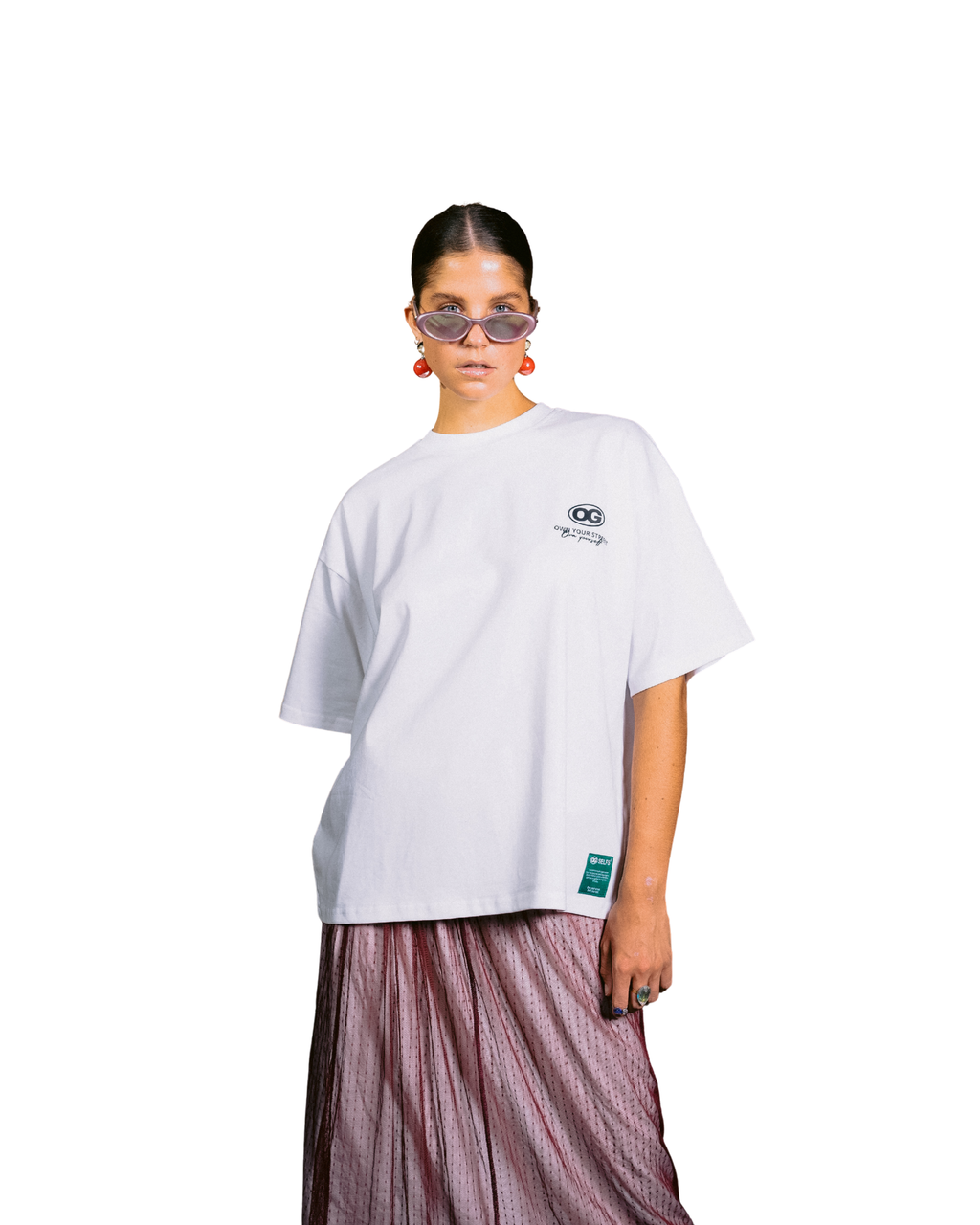 OG cat oversized T-shirt
