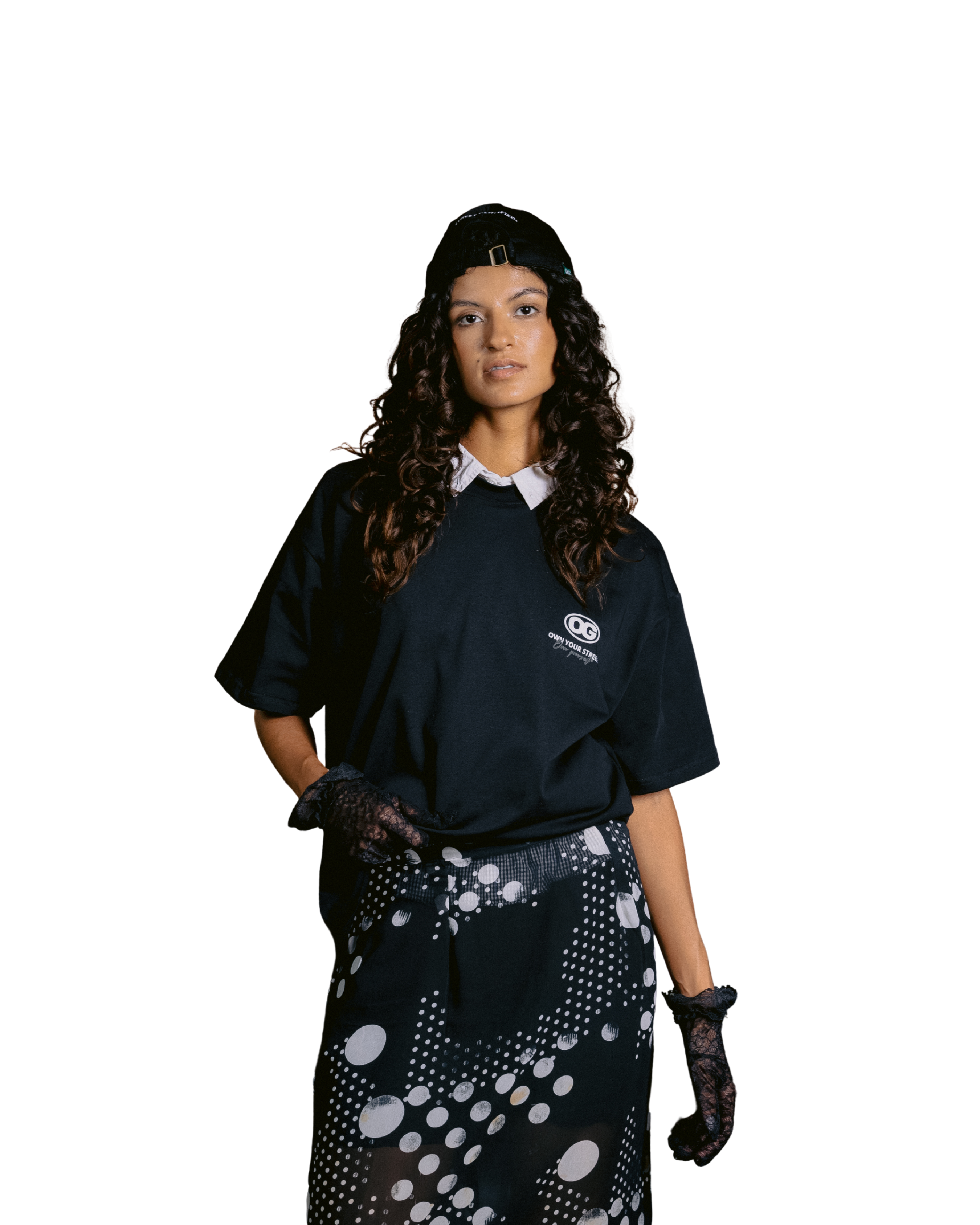 OG cat oversized Tee