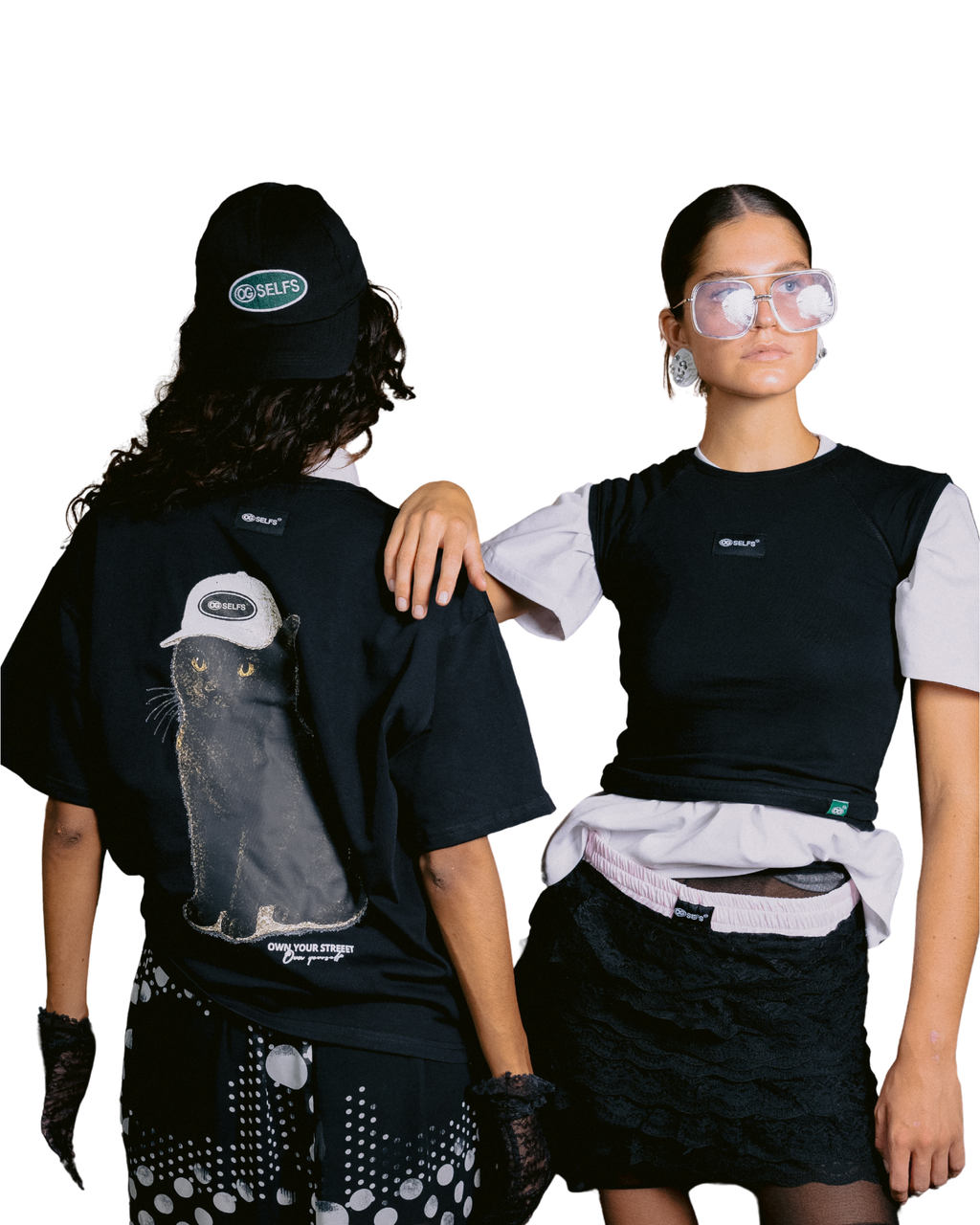 OG cat oversized Tee