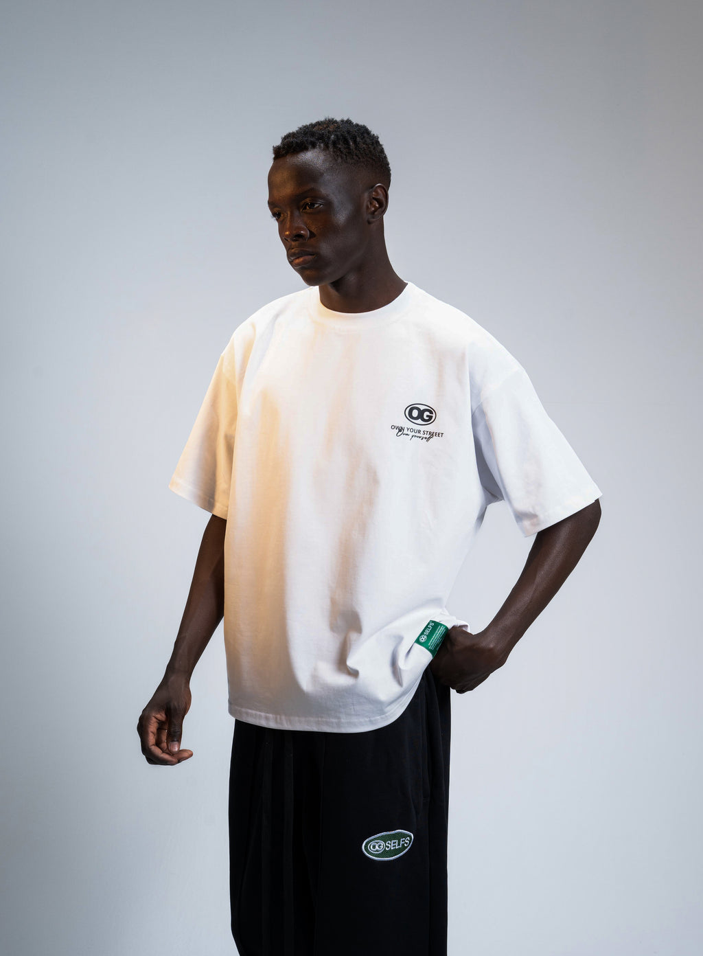 OG cat oversized T-shirt