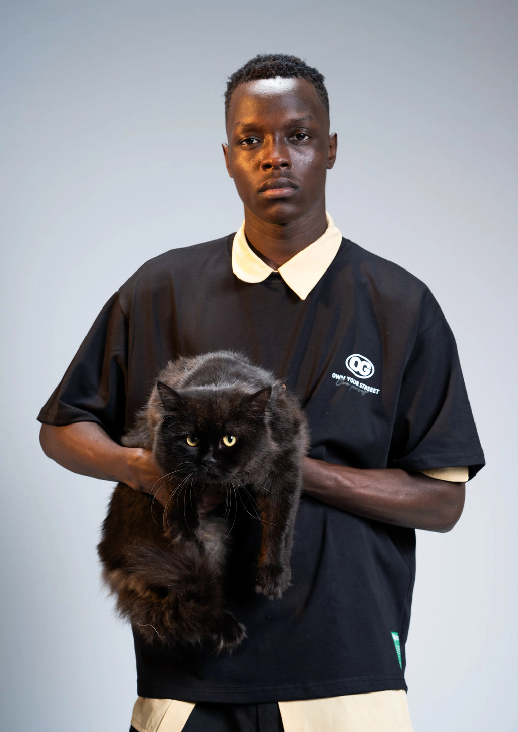 OG cat oversized T-shirt